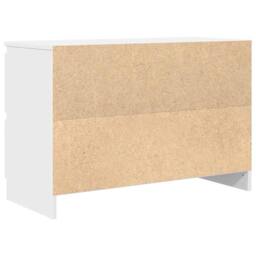 Berkfield Home TV Cabinet White 80x35x54 cm Engineered Wood - Size: 80 x 35 x 54 cm - thumbnail 8