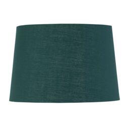 First Choice Lighting Bobbin - Ivory Lamp with Dark Green & Gold Shade in White - thumbnail 4