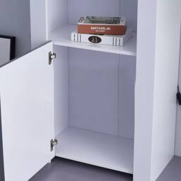 Dprodo High Gloss Tall Display Cabinet in White - Size: 1 Pack - thumbnail 8