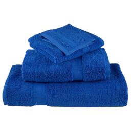 Berkfield Home Premium Guest Towels SOLUND 2pcs Blue 30x50cm 600gsm - thumbnail 4