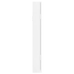 Berkfield Home Mirror Jewellery Cabinet Wall Mounted White 30x8.5x67 cm - thumbnail 6