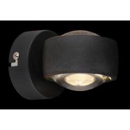 Netlighting Randi Wall Lamp Matt Black Glass Shade 2x LED 3000K - thumbnail 3