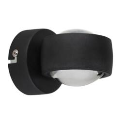 Netlighting Randi Wall Lamp Matt Black Glass Shade 2x LED 3000K - thumbnail 2