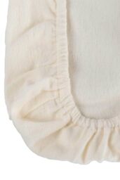 Homescapes 100% Brushed Cotton Cot Flat Sheet Single Pack, 100 x 150 cm in Beige - thumbnail 2