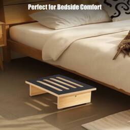 Kelvenix Non-Slip Wooden Step StoolSteps in Natural - thumbnail 3