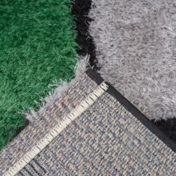Home Republic Pebbles Carved Shaggy Textured Fluffy Rug in Emerald - Size: 120 cm x 170 cm - thumbnail 3
