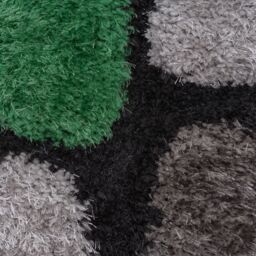 Home Republic Pebbles Carved Shaggy Textured Fluffy Rug in Emerald - Size: 120 cm x 170 cm - thumbnail 4