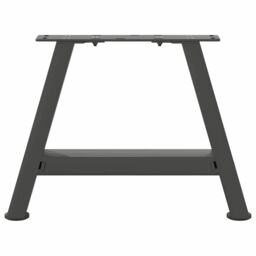 Berkfield Home Coffee Table Legs A-Shaped 2 pcs Anthracite¬†40x(30-31) cm Steel in Black - thumbnail 5
