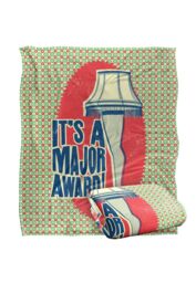 Warner Brothers A Christmas Story Silky Touch Super Soft Throw Blanket 152x127cm in White - Size: 152x127 cm - thumbnail 2