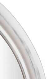 nielsen Beth Round Wood Porthole Wall Mirror 50 x 50cm Distressed White - Size: 50 x 50 cm - thumbnail 5