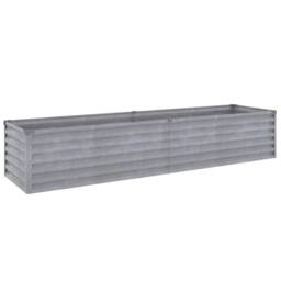 Berkfield Home Garden Raised Bed 194x50x36 cm Corten Steel in Brown - Size: 194 x 50 x 36 cm