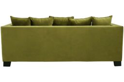 Orsina Luxurious 3 Seat Moss Velvet Sofa, Moss Velvet Upholstered Mid Century Sofa, Modern Design 3 Seater Couch in Green - thumbnail 5