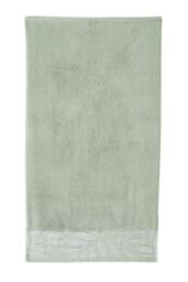 Dreams & Drapes 'Lacie' 100% Cotton Towel in Pale Green - Size: Bath Sheet - thumbnail 3