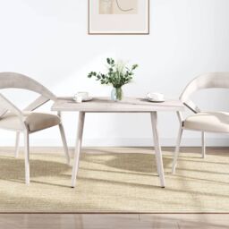 Berkfield Home Table Top White 110x55x2.5 cm Solid Wood Pine Rectangular - thumbnail 2
