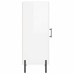Berkfield Home Sideboard High Gloss White 34.5x34x90 cm Engineered Wood - thumbnail 7