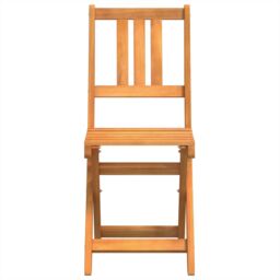 Berkfield Home Folding Garden Chairs 6 pcs 36x46x86 cm Solid Wood Acacia in Brown - Size: 36 x 46 x 86 cm - thumbnail 5