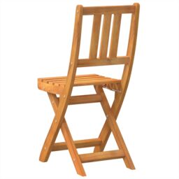Berkfield Home Folding Garden Chairs 6 pcs 36x46x86 cm Solid Wood Acacia in Brown - Size: 36 x 46 x 86 cm - thumbnail 7