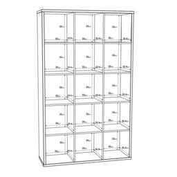 Wyld Haus Shanghai Matt White 3x5 Storage Unit - thumbnail 6