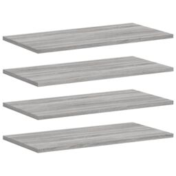 Berkfield Home Wall Shelves 4 pcs Grey Sonoma 60x30x1.5 cm Engineered Wood - thumbnail 2