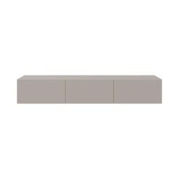 Decortie 'Francy' Wall Mounted Floating TV Unit 180cm for 55 Inch TVs in Beige - Size: 2 Pack - thumbnail 2