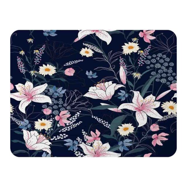 Benjamin Tate Design Tropical White & Pink Flowers Blanket in Natural - Size: 120 cm x 150 cm - image 1