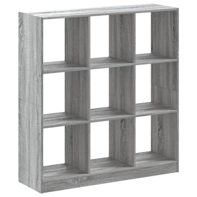 Berkfield Home Bookcase Grey Sonoma 102x32x108 cm Engineered Wood - Size: 102 x 32 x 108 cm - image 1