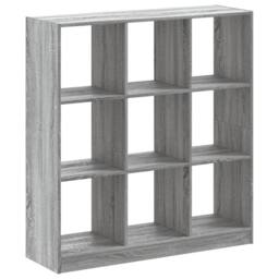 Berkfield Home Bookcase Grey Sonoma 102x32x108 cm Engineered Wood - Size: 102 x 32 x 108 cm - thumbnail 6