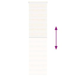 Berkfield Home Zebra Blind Marble Beige 65x200 cm Fabric Width 60.9 cm Polyester - thumbnail 5