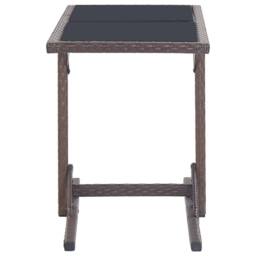 Berkfield Home 3 Piece Garden Dining Set Brown - thumbnail 9