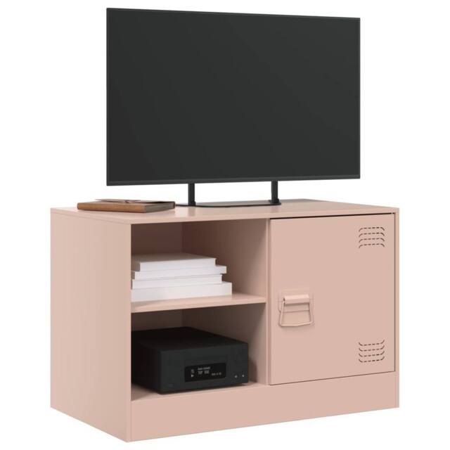 Berkfield Home TV Cabinets 2 pcs Pink 67x39x44 cm Steel - Size: 67 x 39 x 44 cm - image 1