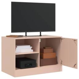 Berkfield Home TV Cabinets 2 pcs Pink 67x39x44 cm Steel - Size: 67 x 39 x 44 cm - thumbnail 4