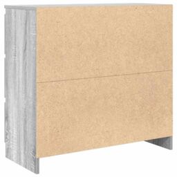 Berkfield Home Sideboard Grey Sonoma 80x35x76 cm Engineered Wood - Size: 80 x 35 x 76 cm - thumbnail 8
