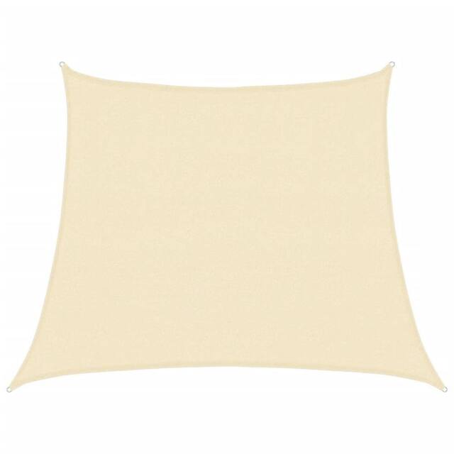 Berkfield Home Sunshade Sail 160 g/m ² Cream 3/4x3 m HDPE in Beige - image 1