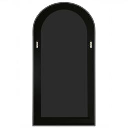 Agenzia 14 Modern Black Metal Archtop Full Length Mirror 200cm x 100cm - Size: XL - thumbnail 3