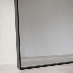 Agenzia 14 Modern Black Metal Archtop Full Length Mirror 200cm x 100cm - Size: XL - thumbnail 2
