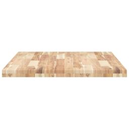 Berkfield Home Table Top Rectangular 80x70x4 cm Solid Wood Acacia in Brown - Size: 80 x 70 x 4 cm - thumbnail 6