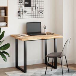 Berkfield Home Table Top Rectangular 80x70x4 cm Solid Wood Acacia in Brown - Size: 80 x 70 x 4 cm - thumbnail 3
