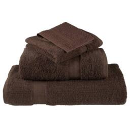 Berkfield Home Premium Hand Towels SOLUND 10pcs Brown 50x100cm 600gsm - thumbnail 4