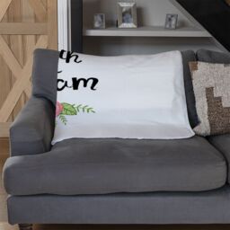 Benjamin Tate Design Everything Starts With A Dream Blanket in Natural - Size: 120 cm x 150 cm - thumbnail 2