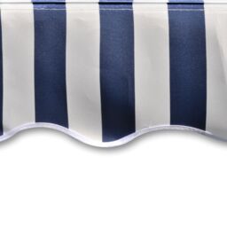 Berkfield Home Awning Top Sunshade Canvas Blue & White 6 x 3 m - thumbnail 4