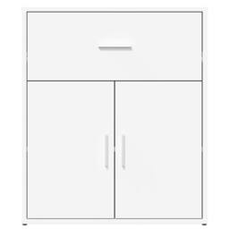 Berkfield Home Sideboards 2 pcs White 60x31x70 cm Engineered Wood - Size: 60 x 31 x 70 cm - thumbnail 5