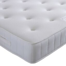 Bedmaster Dawson Wooden Ottoman Bed & Memory Maestro Memory Foam Mattress in White - Size: King - thumbnail 5