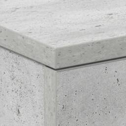 Berkfield Home Bedside Cabinet Concrete Grey 38x35x56 cm Engineered Wood - Size: 38 x 35 x 56 cm - thumbnail 9