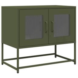 Berkfield Home TV Cabinet Olive Green 68x39x60.5 cm Cold-rolled Steel