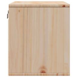 Berkfield Home Wall Cabinet 45x30x35 cm Solid Pinewood in Light Tan - Size: 45 x 30 x 35 cm - thumbnail 6