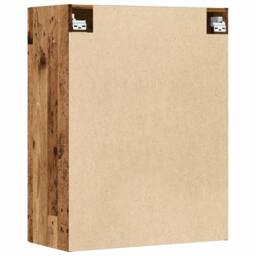Berkfield Home Hanging Wall Cabinet Old Wood 69.5x34x90 cm in Brown - thumbnail 7
