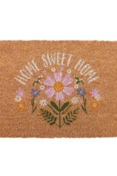 "KDMD Natural Daisy ""Home Sweet Home"" Doormat - Brighten Your Doorstep in Brown - Size: Medium" - thumbnail 3