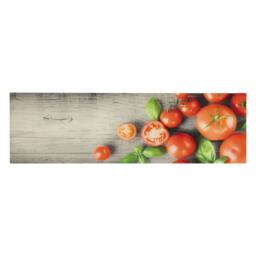 Berkfield Home Kitchen Rug Washable Tomatoes 45x150 cm Velvet in Grey - thumbnail 2