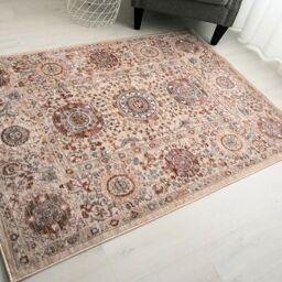 The Rug Shop UK Beige Traditional Abstract Polypropylene Easy To Clean Area Rug - Size: 200 cm x 290 cm - thumbnail 3
