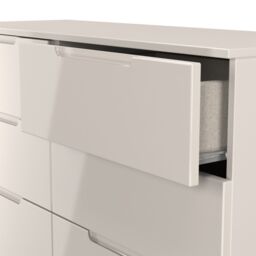 Ready Assembled 2 U Lucca 6 Drawer Wide Chest (Ready Assembled) in Taupe - thumbnail 6